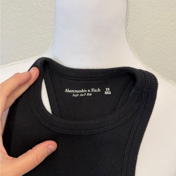 Abercrombie & Fitch Essentials High-Neck Rib Tank - Picture 4 of 4